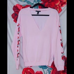 Pink Long Sleeve Sweater